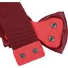 imageAllegra K Womens Bowknot Elastic Belts 24quot Width Elegant Cute Stretchy Cinch Waistband for Dress WeddingWine Red