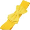 imageAllegra K Womens Bowknot Elastic Belts 24quot Width Elegant Cute Stretchy Cinch Waistband for Dress WeddingYellow