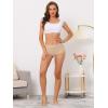 imageAllegra K Womens Boyshorts Underwear Unlined Invisible Mid Rise Stretch Solid PantiesBeige