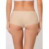 imageAllegra K Womens Boyshorts Underwear Unlined Invisible Mid Rise Stretch Solid PantiesBeige