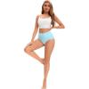imageAllegra K Womens Cotton High Waist Available in Plus Size Tummy Control UnderwearBlue