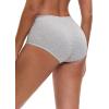 imageAllegra K Womens Cotton High Waist Available in Plus Size Tummy Control UnderwearGray