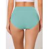 imageAllegra K Womens Cotton High Waist Available in Plus Size Tummy Control UnderwearMacaron Green