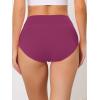 imageAllegra K Womens Cotton High Waist Available in Plus Size Tummy Control UnderwearPurple