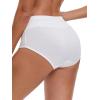 imageAllegra K Womens Cotton High Waist Available in Plus Size Tummy Control UnderwearWhite