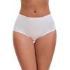 imageAllegra K Womens Cotton High Waist Available in Plus Size Tummy Control UnderwearWhite