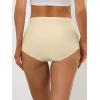 imageAllegra K Womens Elastic HighWaisted Brief Breathable No Show Hipster UnderwearBeige