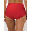 imageAllegra K Womens Elastic HighWaisted Brief Breathable No Show Hipster UnderwearBright Red