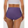 imageAllegra K Womens Elastic HighWaisted Brief Breathable No Show Hipster UnderwearDark Purple