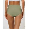 imageAllegra K Womens HiCut Ribbed High Waist Tummy Control Underwear Available in Plus SizePea Green
