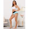 imageAllegra K Womens High Waist Tummy Control ColorBlock Brief Available in Plus SizeLight Blue