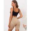 imageAllegra K Womens High Waisted Shapewear Slip Shorts Thigh Slimmers Tummy Control Knickers PantiesBeige