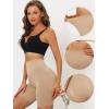 imageAllegra K Womens High Waisted Shapewear Slip Shorts Thigh Slimmers Tummy Control Knickers PantiesBeige