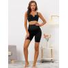 imageAllegra K Womens High Waisted Shapewear Slip Shorts Thigh Slimmers Tummy Control Knickers PantiesBlack