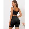 imageAllegra K Womens High Waisted Shapewear Slip Shorts Thigh Slimmers Tummy Control Knickers PantiesBlack