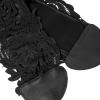 imageAllegra K Womens Lace Wide Waist Belt Wrap Around Obi Corset Cinch Belts BowknotBlack