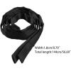 imageAllegra K Womens Long Self Tie Solid Color Ribbon Bowknot Neckwear Cosplay Elegant Neck BowtieBlack
