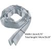 imageAllegra K Womens Long Self Tie Solid Color Ribbon Bowknot Neckwear Cosplay Elegant Neck BowtieGray