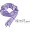 imageAllegra K Womens Long Self Tie Solid Color Ribbon Bowknot Neckwear Cosplay Elegant Neck BowtieLight Purple