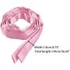 imageAllegra K Womens Long Self Tie Solid Color Ribbon Bowknot Neckwear Cosplay Elegant Neck BowtiePink