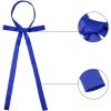 imageAllegra K Womens Long Self Tie Solid Color Ribbon Bowknot Neckwear Cosplay Elegant Neck BowtieRoyal Blue