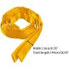 imageAllegra K Womens Long Self Tie Solid Color Ribbon Bowknot Neckwear Cosplay Elegant Neck BowtieYellow