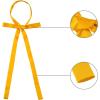 imageAllegra K Womens Long Self Tie Solid Color Ribbon Bowknot Neckwear Cosplay Elegant Neck BowtieYellow