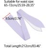 imageAllegra K Womens Plus Size Obi Belts Bowknot SelfTie Wrap Around Wide Sash Waistband Belt for DressesLight Purple