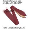 imageAllegra K Womens Plus Size Obi Belts Bowknot SelfTie Wrap Around Wide Sash Waistband Belt for DressesWine Red