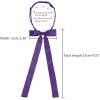 imageAllegra K Womens PreTied Adjustable String Bow Tie with Long Ribbon Solid Color Uniform BowtiesPurple