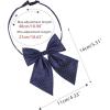 imageAllegra K Womens PreTied Bowknot Polka Dots Bow Ties Adjustable Strap Bowtie for CostumeNavy Blue