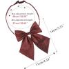 imageAllegra K Womens PreTied Bowknot Polka Dots Bow Ties Adjustable Strap Bowtie for CostumeRed