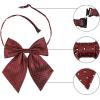 imageAllegra K Womens PreTied Bowknot Polka Dots Bow Ties Adjustable Strap Bowtie for CostumeRed