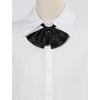imageAllegra K Womens PreTied Neckties Bowknot Solid Adjustable Casual Uniform BowtieBlack