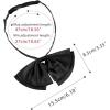 imageAllegra K Womens PreTied Neckties Bowknot Solid Adjustable Casual Uniform BowtieBlack
