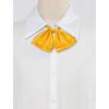 imageAllegra K Womens PreTied Neckties Bowknot Solid Adjustable Casual Uniform BowtieGolden Yellow