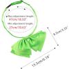 imageAllegra K Womens PreTied Neckties Bowknot Solid Adjustable Casual Uniform BowtieGreen