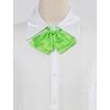 imageAllegra K Womens PreTied Neckties Bowknot Solid Adjustable Casual Uniform BowtieGreen