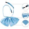 imageAllegra K Womens PreTied Neckties Bowknot Solid Adjustable Casual Uniform BowtieLight Blue