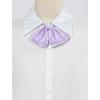imageAllegra K Womens PreTied Neckties Bowknot Solid Adjustable Casual Uniform BowtieLight Purple