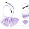 imageAllegra K Womens PreTied Neckties Bowknot Solid Adjustable Casual Uniform BowtieLight Purple