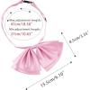 imageAllegra K Womens PreTied Neckties Bowknot Solid Adjustable Casual Uniform BowtiePink