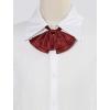 imageAllegra K Womens PreTied Neckties Bowknot Solid Adjustable Casual Uniform BowtieWine Red