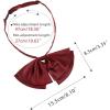 imageAllegra K Womens PreTied Neckties Bowknot Solid Adjustable Casual Uniform BowtieWine Red