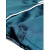 imageAllegra K Womens Satin Night Suits Valentines Day Button Down with Pants Silky Lounge Pajama SetsPeacock Blue