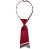 imageAllegra K Pretied Bowtie for Women Uniform Necktie Adjustable Strap StripedWine Red