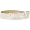 imageAllegra K Skinny Slim Thin Nonporous Waist Belt Rectangle Buckle PU Leather Solid Simple Belts for Jeans DressBeige