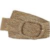 imageAllegra K Women Wide Waist Belts Braided Woven Belts for Dress Chunky BuckleBrown