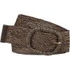 imageAllegra K Women Wide Waist Belts Braided Woven Belts for Dress Chunky BuckleCoffee