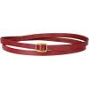 imageAllegra K Womens Adjustable Skinny Leather Belt Fashion Narrow Belts Minimalism Waist StrapWine Red